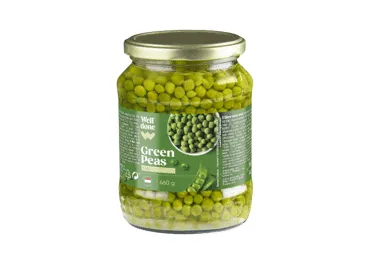 Konservēti zaļie zirnīši WELL DONE 660g