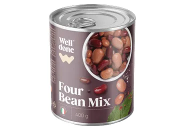 Konservētu pupiņu maisījums WELL DONE 400g