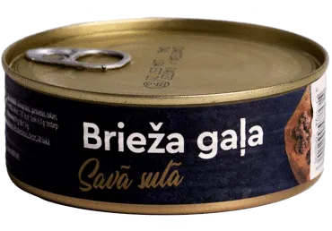 Konservi Brieža gaļa savā sulā RM 240g
