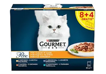 Konservu izlase kaķiem Perle GOURMET 12x85g