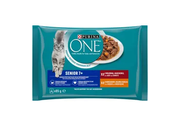 Kons.kaķ.ONE Senior liell.vist.g. 4x85g