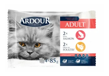Kons.kaķu bar. ARDOUR lasis mājp. 4 x85g