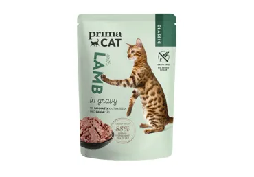 Kons.kaķu bar. PRIMACAT Classic jērs 85g