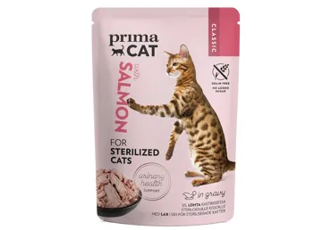 Kons.steriliz.kaķiem PRIMACAT lasis 85g