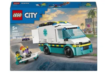 Konstruktors LEGO Ātrās palīdzības auto 60451