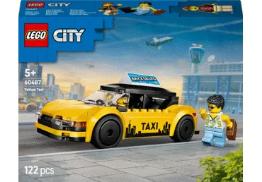 Konstruktors LEGO Dzeltenais taksometrs 60487