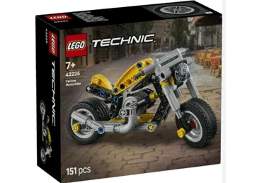 Konstruktors LEGO Dzeltens motocikls 42225