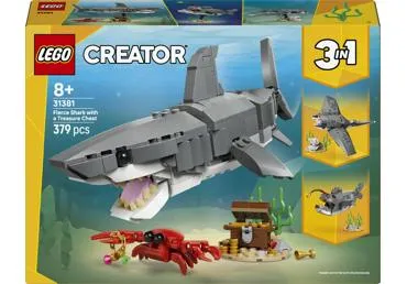 Konstruktors LEGO Haizivs ar lādi 31381