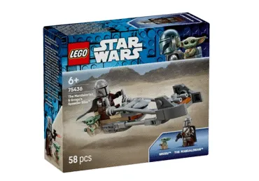 Konstruktors LEGO Mandalorian un Grogu 75436