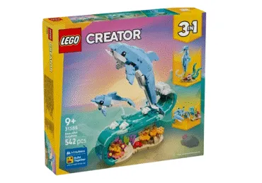 Konstruktors LEGO Skaistie delfīni 31385