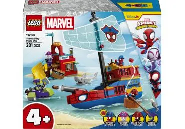 Konstruktors LEGO Spidey pirātu kuģis 11208