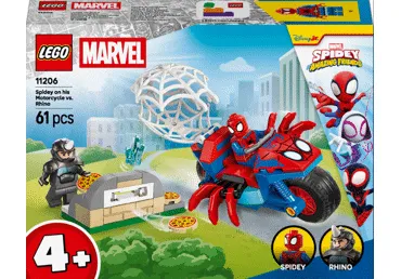 Konstruktors LEGO Spidey uz motocikla 11206