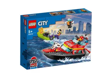 Konstruktors LEGO Ugunsdzēsēju kuģis 60373