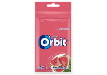 Košļājamā gumija ORBIT arbūzu 50g