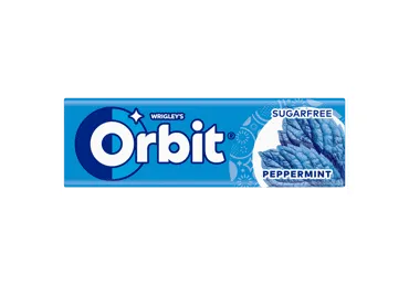 Košļājamā gumija ORBIT PEPPERMINT 14g