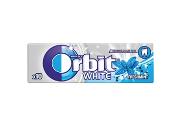Košļājamā gumija ORBIT White Fresh Mint 14g