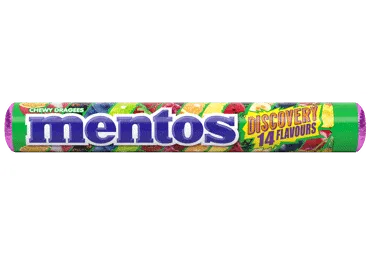 Košļājamās konfektes Discovery 37.5g, Mentos