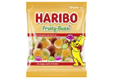 Košļājamās konfektes HARIBO Fruity Bussi 175g