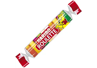 Košļājamās konfektes HARIBO Roulette 25g