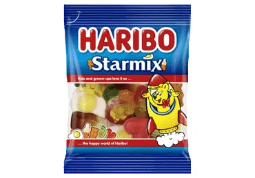 Košļājamās konfektes HARIBO Starmix 100g