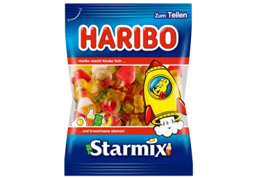 Košļājamās konfektes HARIBO Starmix 175g