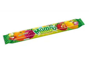Košļājamās konfektes MAMBA Sour 4paka 106g
