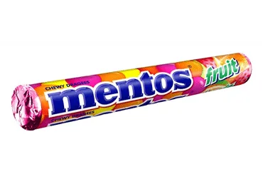 Konfekte košļājamā Mentos Fruit 38g