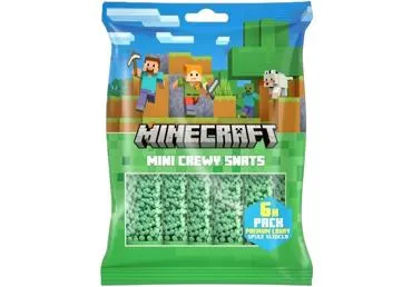 Košļājamās konfektes Mini Chewy Shot MINECRAFT 6x15g