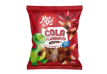 Košļājamās konfektes MIO&RIO Cola 200g