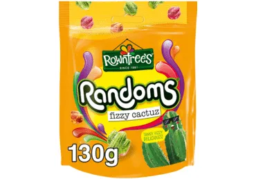 Želajas konfektes ROWNTREES RANDOMS ar skābu augļu garšu 130g