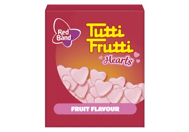 Želejkonfektes Tutti Frutt Hearts 15g