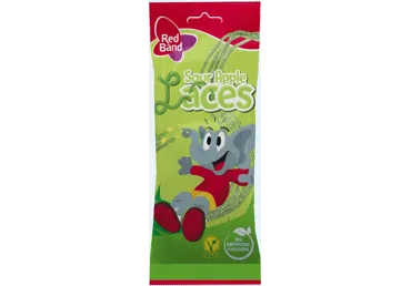 Konfektes RED BAND Snore, ar skābu ābolu garšu, 100g