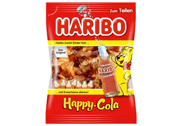 Želejkonfektes HARIBO Happy Cola, 175g