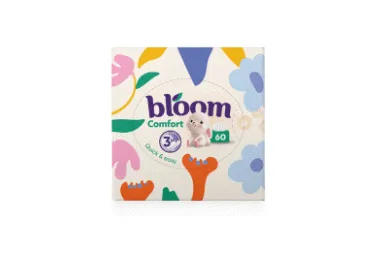 Kosmētiskas salvetes BLOOM 3kārtas 60gab