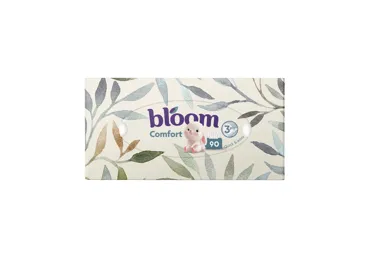 Kosmētiskās salvetes BLOOM Comfort 3kārtas 90gab.