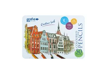 Krāsainie zīmuļi 50gab.