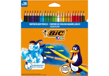 Krāsainie zīmuļi BIC 24gab.