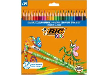 Krāsainie zīmuļi BIC Evolution 24gab.
