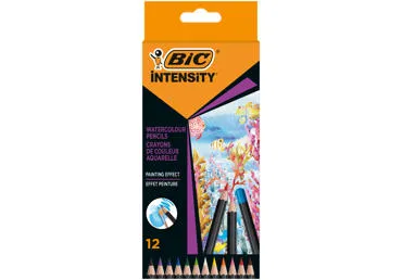 Krāsainie zīmuļi BIC Intensity 12gab.