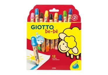 Krāsainie zīmuļi GIOTTO be-be 12gab.