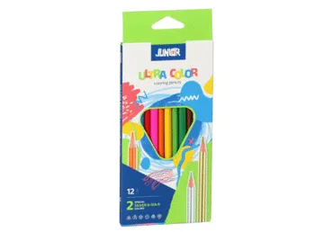 Krāsainie zīmuļi JUNIOR 12 krāsas