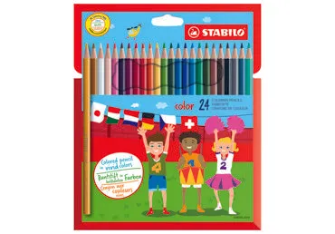 Krāsainie zīmuļi STABILO 24 krāsas