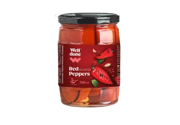 Krāsnī cepta paprika WELL DONE  540g