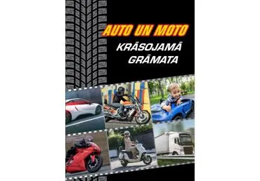 Krāsojamā grāmata Auto un moto