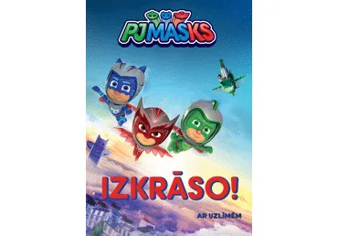 Krāsojamā grāmata PJ Masks. Izkrāso!