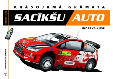 Krāsojamā grāmata. Sacīkšu auto