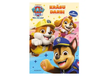 Krāsojamā grāmata.PAW Patrol. Krāsu darbi