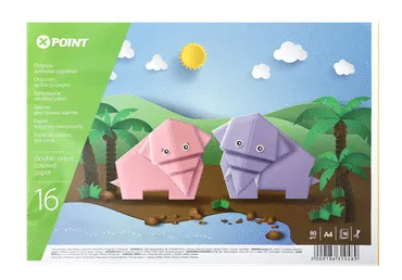 Krās.papīrs divpusējs GRAFIA A4 16 lapas