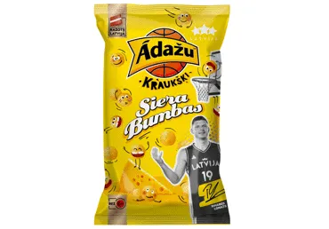 Čipsi Ādažu kraukšķi siera bumbas 165g
