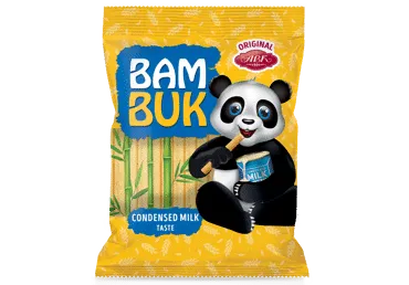 Kraukšķi BamBuk ar kondendensēta piena garšu 200g